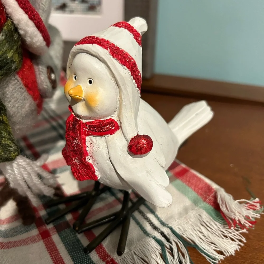 Rare Target Featherly Friends 2013 and resin Christmas bird